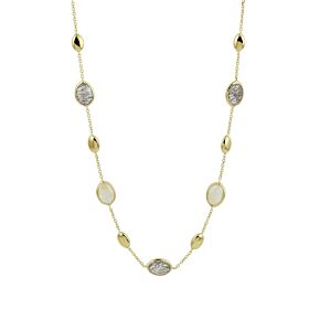 collier rutiel kwarts 42 - 45 cm