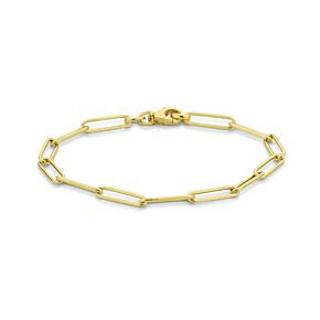 armband paperclip platte buis 4,0 mm 18 cm