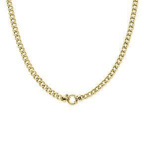 collier gourmette 6,0 mm 45 cm met groot veerslot