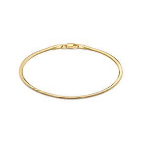 armband slang plat (bol) 2,2 mm 18 cm