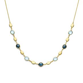 Collier Lyssa - Sky blue & London blue topaas