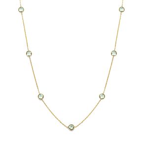 collier groen amethist 40 - 42 - 44 cm