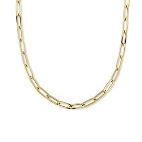 collier paperclip platte buis 5,0 mm 44 cm