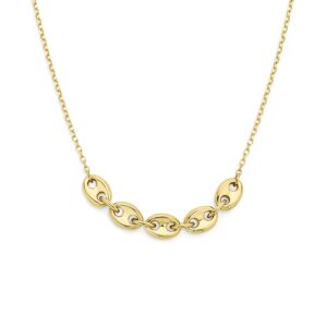 collier koffieboon 40 - 42 - 44 cm