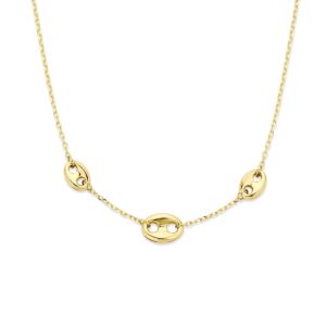 collier koffieboon 40 - 42 - 44 cm