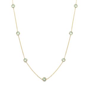 collier groen amethist 40 - 42 - 44 cm