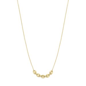 collier koffieboon 40 - 42 - 44 cm