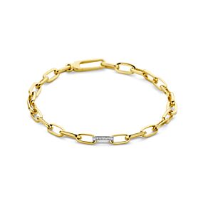 armband closed forever diamant 0.09ct g si 4,8 mm 19 cm