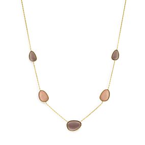 collier maanstenen 42 - 44 - 46 cm