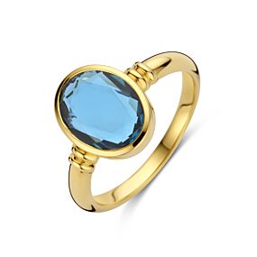 Ring Aisley - London Blue Topaas