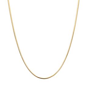 collier slang plat (bol) 2,2 mm 42 cm