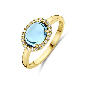 Ring Valentina - Blauw Topaas