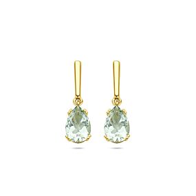 Oorhangers Livia - Groene Amethist