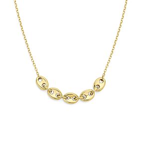 collier koffieboon 40 - 42 - 44 cm