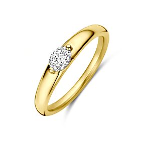 ring diamant 0.32ct h si