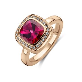Ring Lincy - Roze Rhodoliet