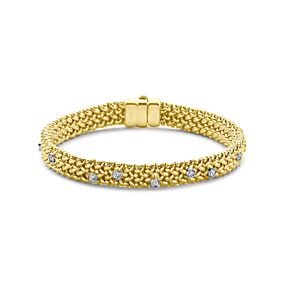 armband diamant 0.65ct g vs 18 cm