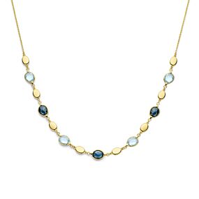 Collier Lyssa - Sky blue & London blue topaas