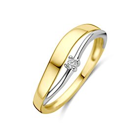 ring diamant 0.03ct h si