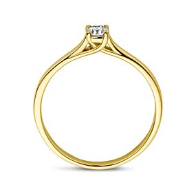 Aanzoeksring Shelly 0.15 ct