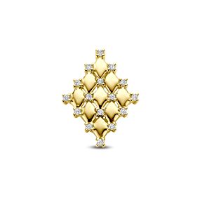 hanger diamant 0.09ct h si 17 mm