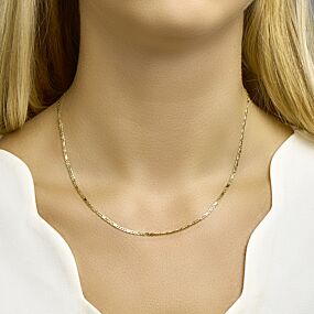 collier valkenoog met tussenstuk 2,1 mm