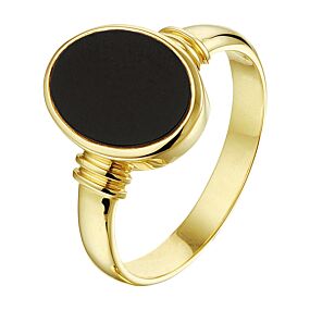 Zegelring Kyana - Onyx