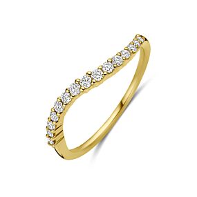 ring diamant 0.21ct h si