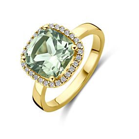 Ring Genevieve - Groene Amethist