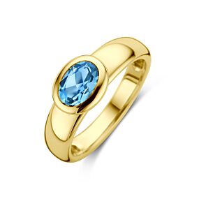 Ring Jara - London Blue Topaas