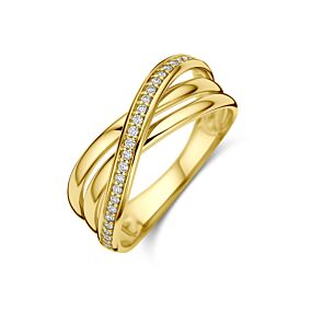 ring diamant 0.16ct h si