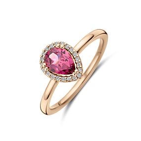 Ring Liora Small - Roze Rhodoliet