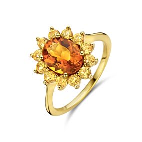 Ring Ophelia - Citrien Small 