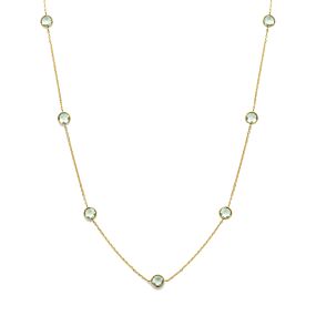 collier groen amethist 40 - 42 - 44 cm