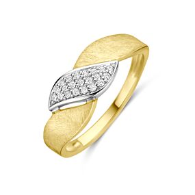 ring poli/mat diamant 0.08ct h si