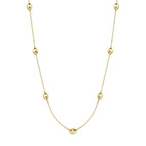 collier koffieboon 40 - 42 - 44 cm