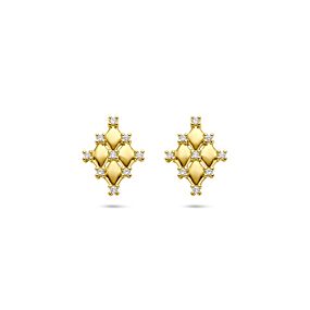 oorknoppen diamant 0.09ct (2x 0.045ct) h si 12 mm