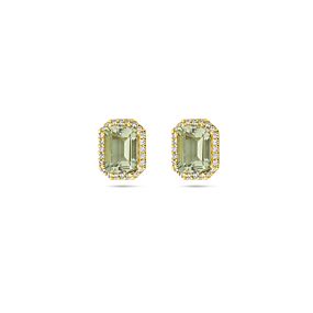 Oorknoppen Jasmine - Groene Amethist