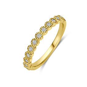 ring diamant 0.18ct h si