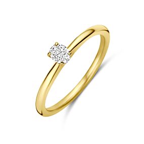 ring diamant 0.21ct h si