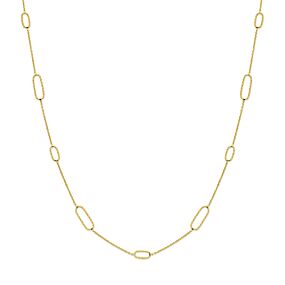 collier gediamanteerd 45 cm 