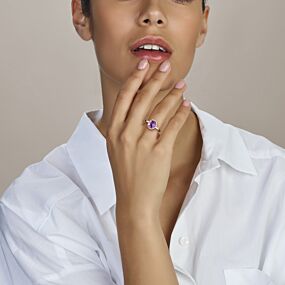 Ring Lizzy -Amethist