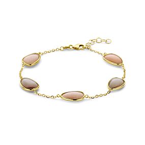 armband maanstenen 17 + 2 cm