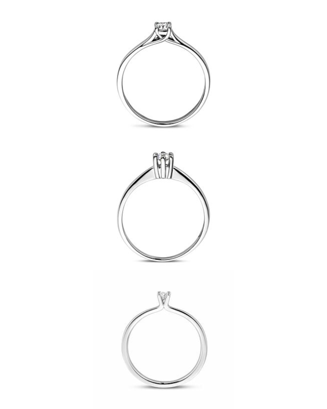 The House of Jewels - witgouden verlovingsringen witgouden verlovingsringen